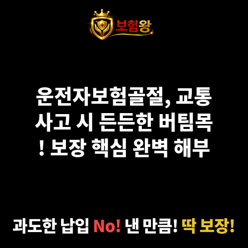 운전자보험골절