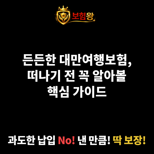 대만여행보험