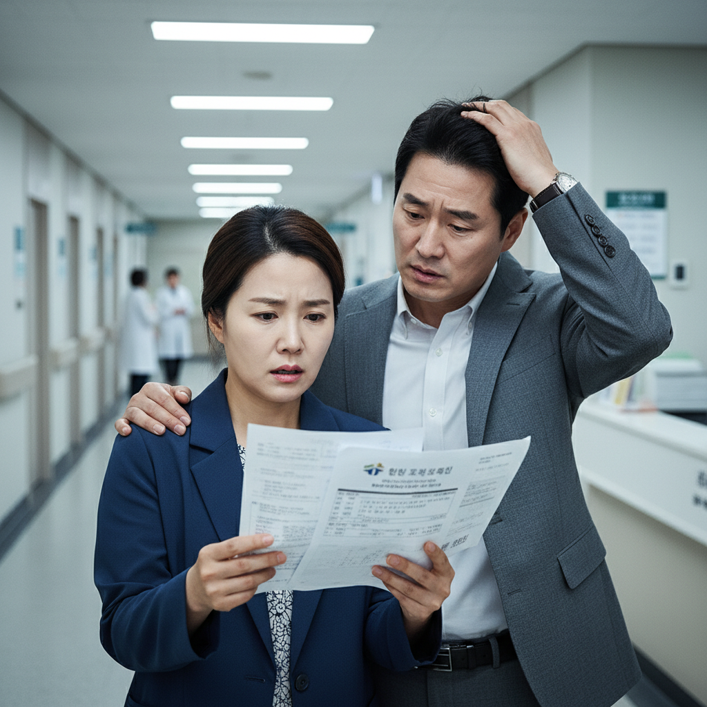 신생아보험추천으로 고민하는 부부의 모습 신생아보험추천으로 고민하는 부부의 모습