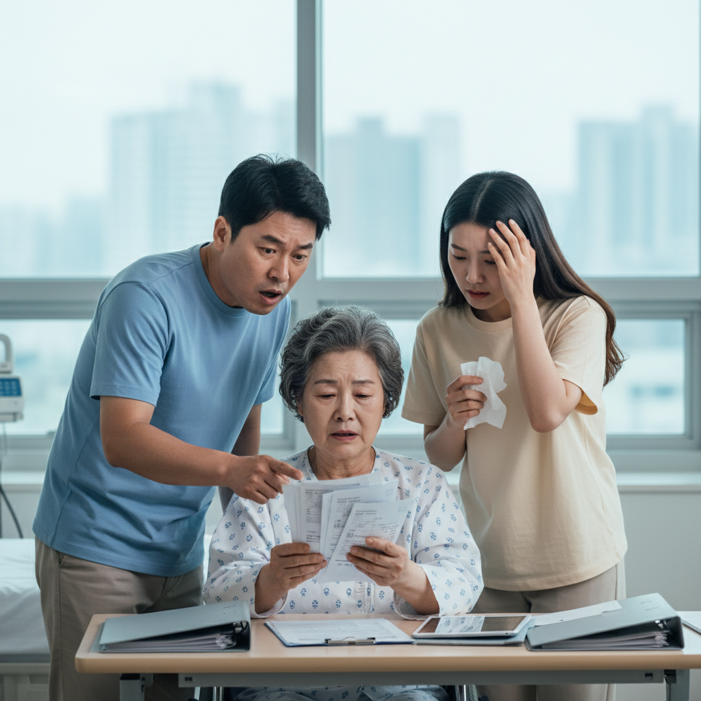 고액 암 치료비에 막막해하는 가족