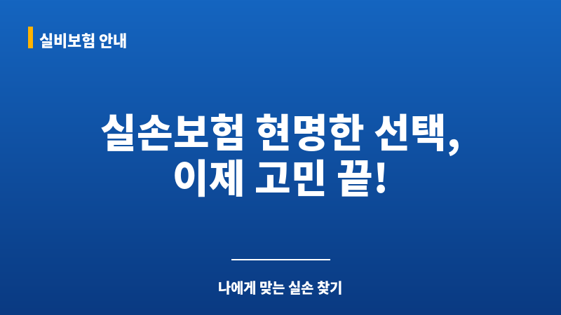 실손보험추천 보조 이미지 실손보험추천 보조 이미지