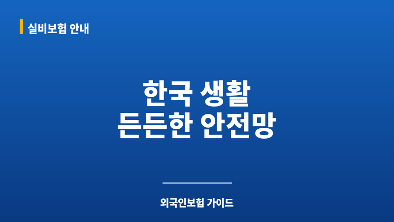외국인보험 보조 이미지