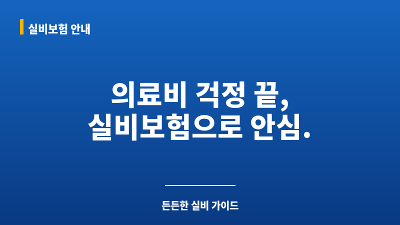실비 보조 이미지