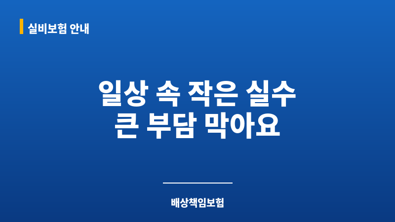 일상생활배상책임 보조 이미지