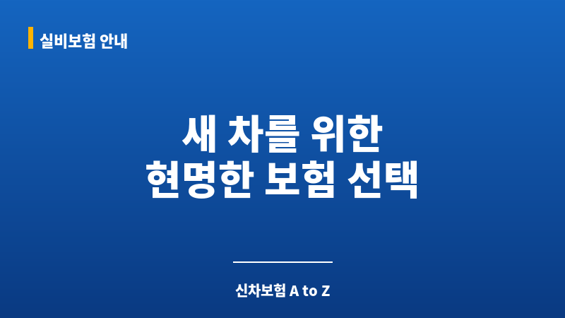 신차보험 보조 이미지