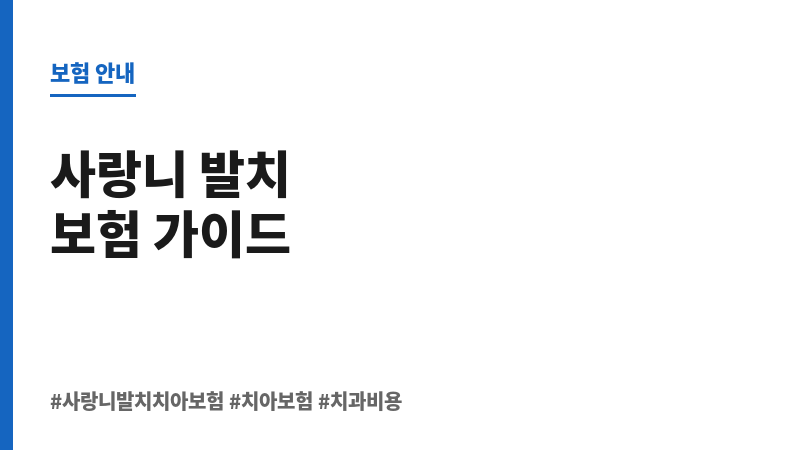 사랑니발치치아보험 보조 이미지 사랑니발치치아보험 보조 이미지