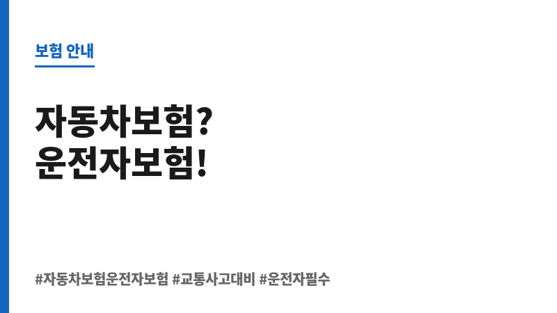 자동차보험운전자보험 보조 이미지 자동차보험운전자보험 보조 이미지