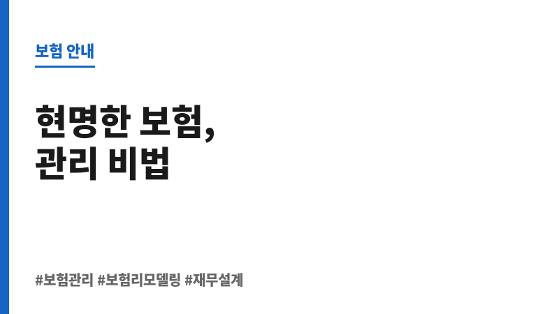 보험관리 보조 이미지 보험관리 보조 이미지