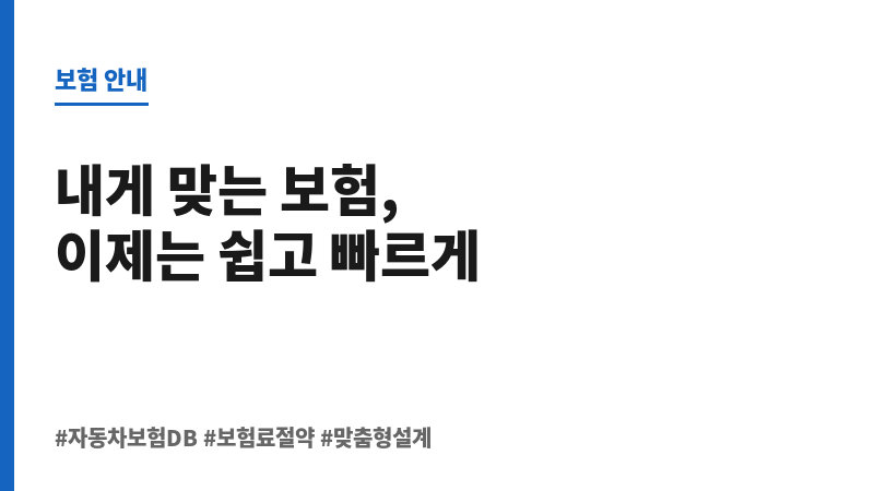 자동차보험DB 보조 이미지