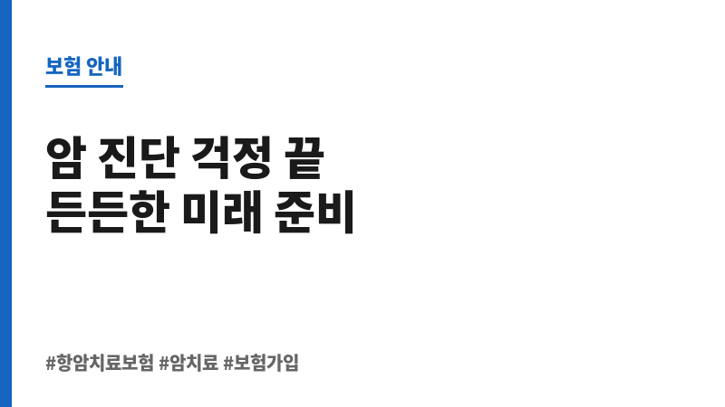항암치료보험 보조 이미지 항암치료보험 보조 이미지