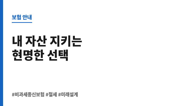 비과세종신보험 보조 이미지 비과세종신보험 보조 이미지