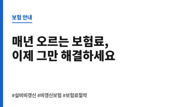 실비비갱신 보조 이미지