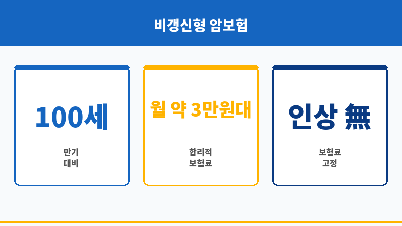 비갱신형암보험비교사이트 보조 이미지