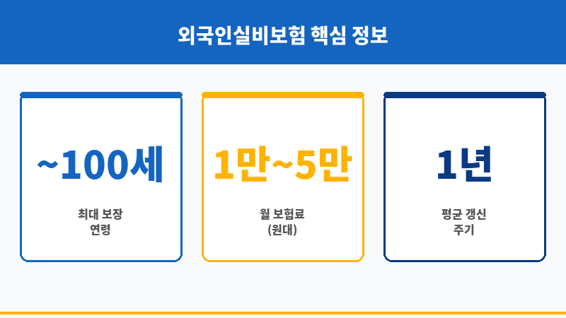 외국인실비보험 보조 이미지