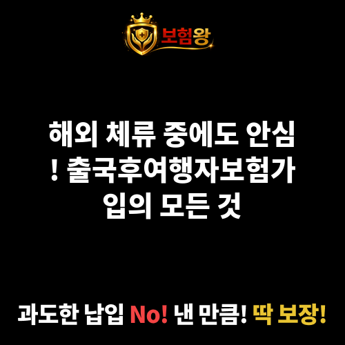 출국후여행자보험가입