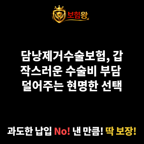 담낭제거수술보험