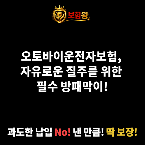 오토바이운전자보험