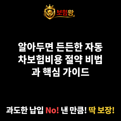 자동차보험비용