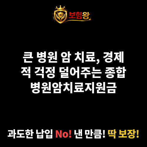 종합병원암치료지원금