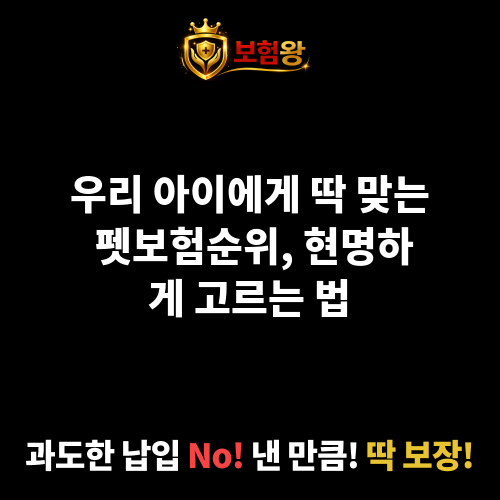 펫보험순위
