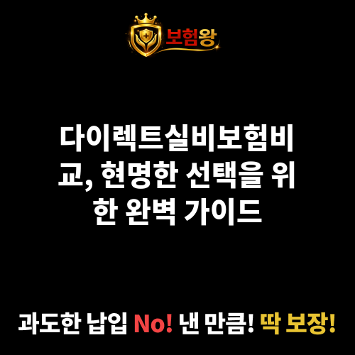 다이렉트실비보험비교