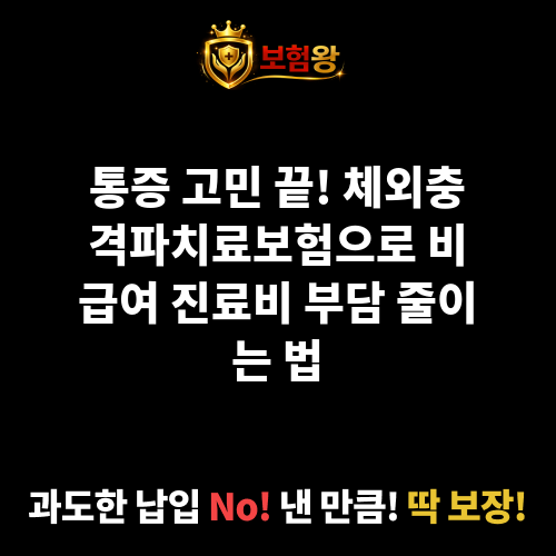 체외충격파치료보험