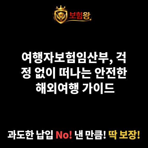 여행자보험임산부