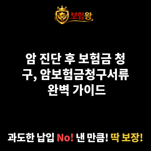 암보험금청구서류