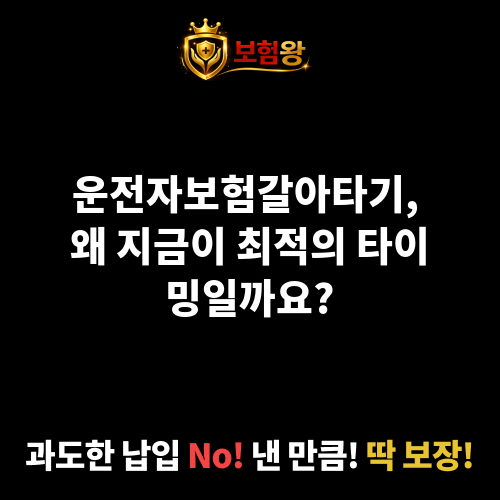 운전자보험갈아타기