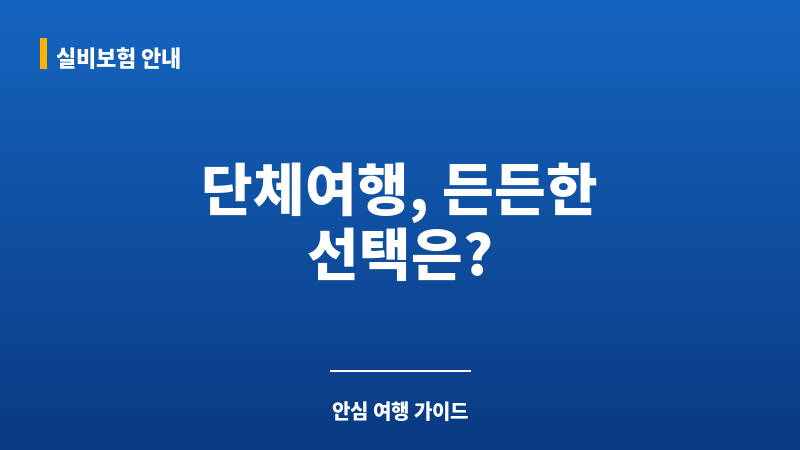 여행자보험단체가입 보조 이미지