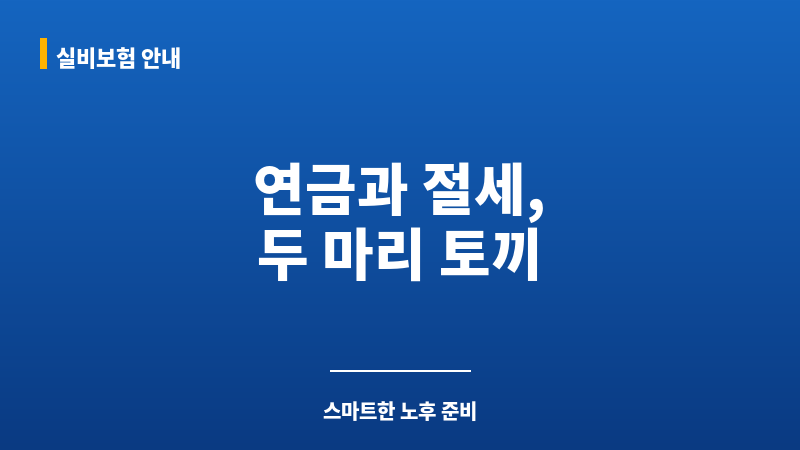 소득공제용연금저축보험 보조 이미지