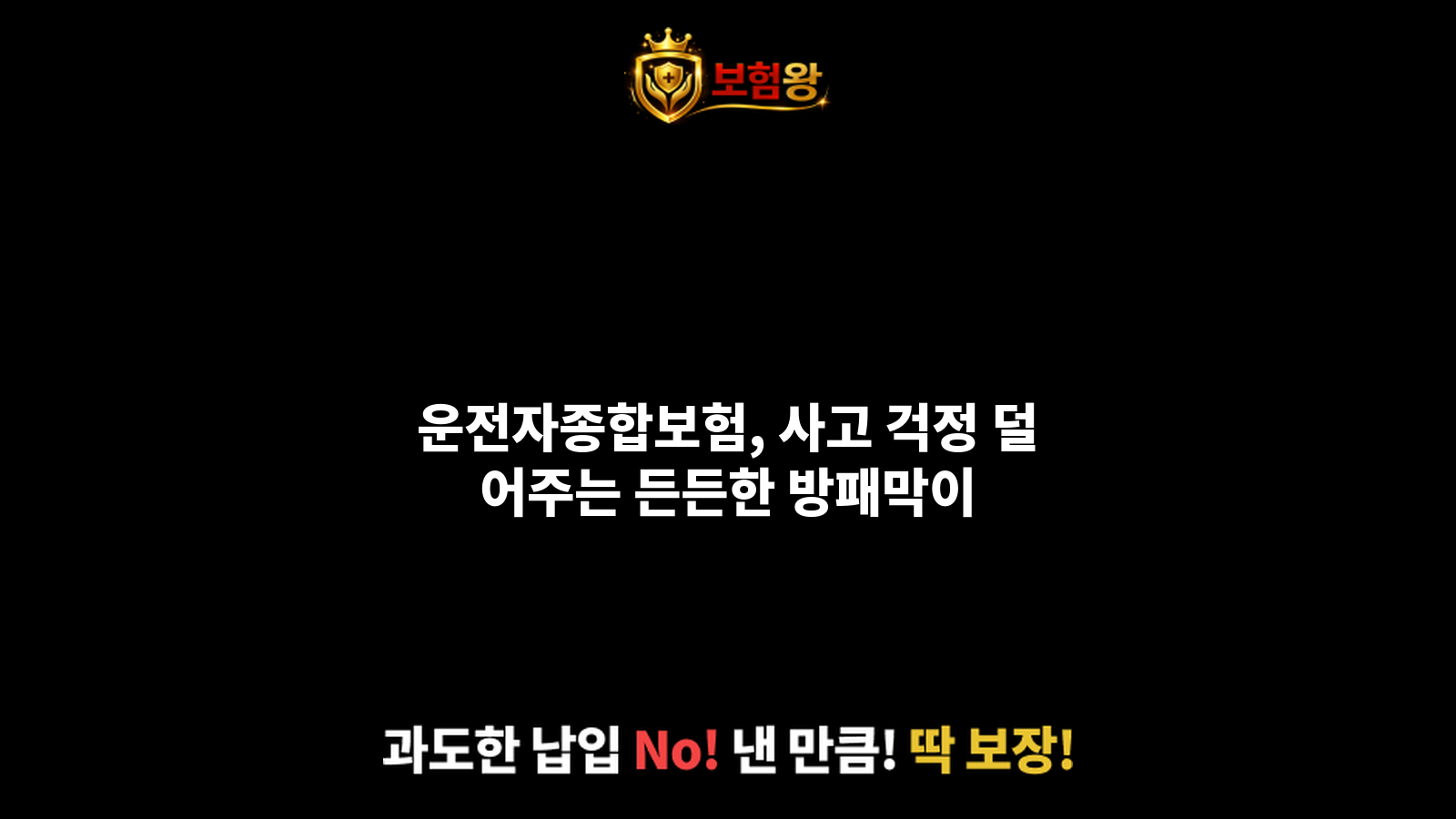 운전자종합보험